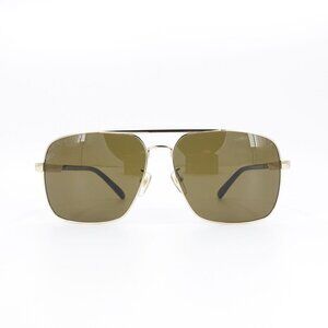 Gucci GG1289 Navigator Sunglasses Gold Brown OS